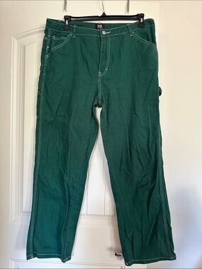 Green Carpenter Pants Size 17 Size 33